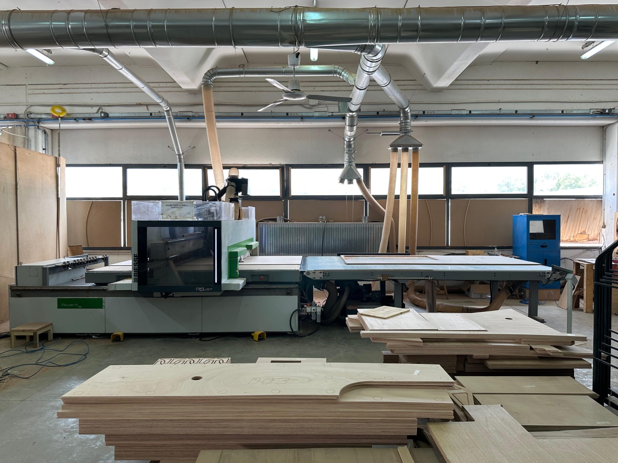 sailing formerin italia woodworking carpentry with cnc machining to produce bespoke furniture for yachts and hotels